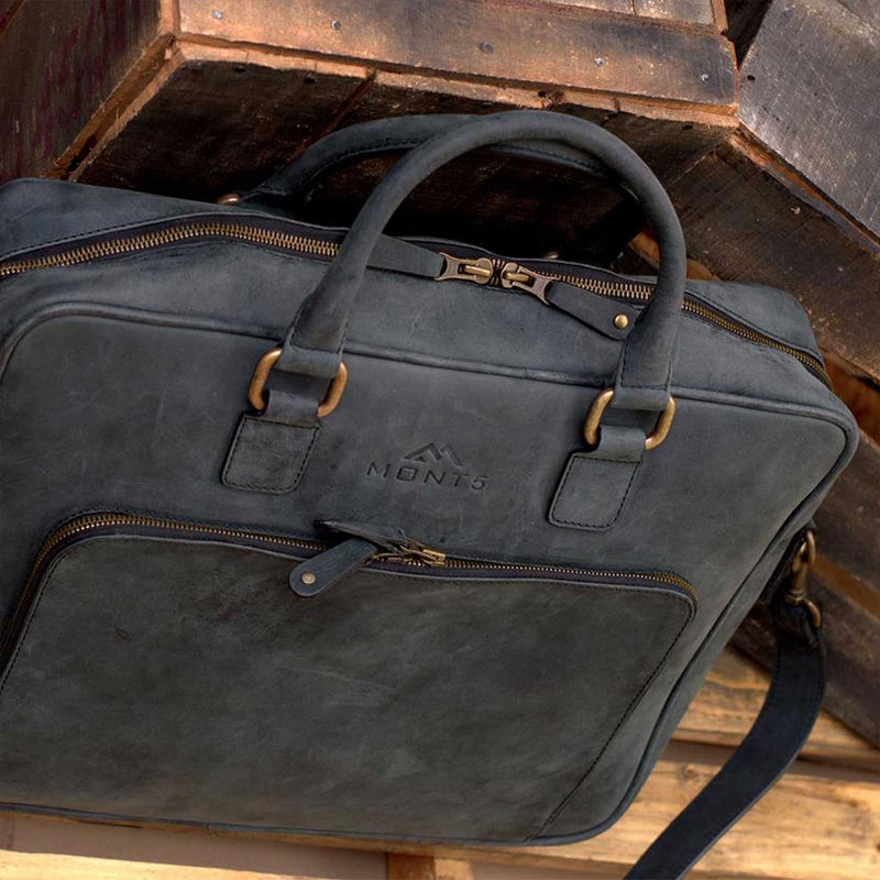 Hushay Leather Laptop Business Bag